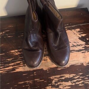 Frye Dark Brown Leather Women's Boots
